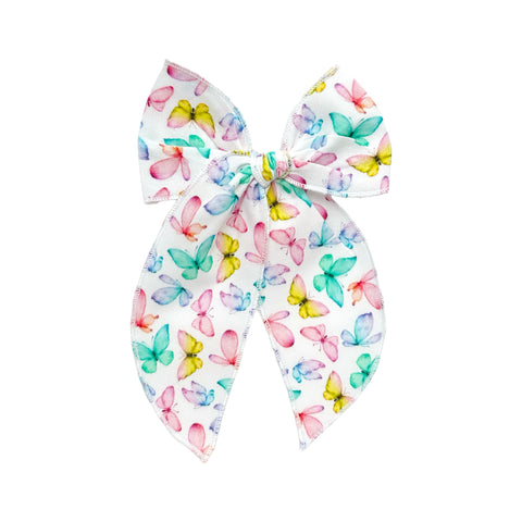 Rainbow Butterfly Fable Bow