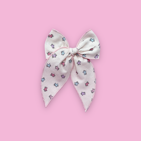 Pastel Heart Fable Bow