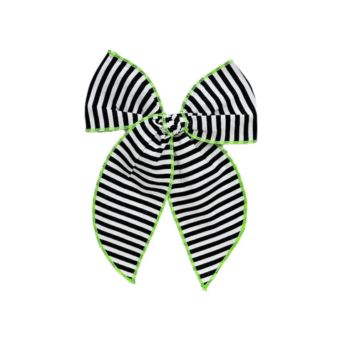 Beetlejuice Stripe Fable Bow