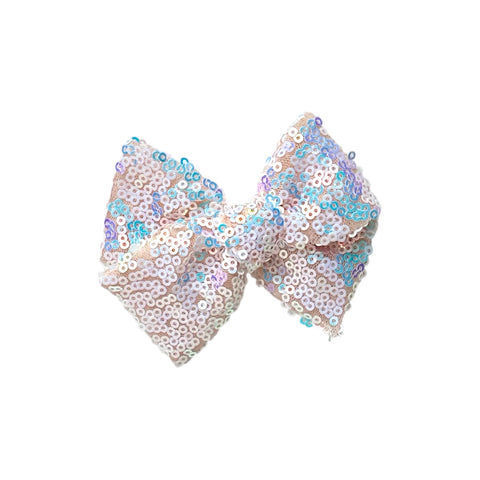 Iridescent Sequin Pinwheel Bow