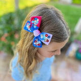 Patriotic Sequin Bow