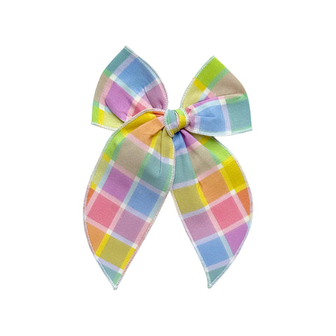 Bringht Spring Gingham Fable Bow