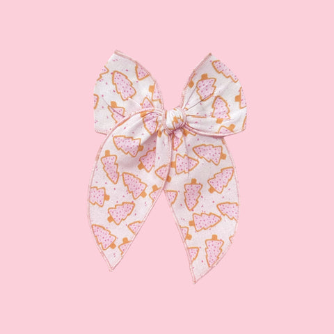 Pink Tree Cookie Fable Bow