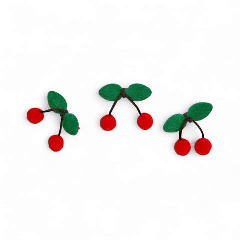 Felt Cherry Clip