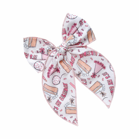 Birthday Party Print Fable Bow