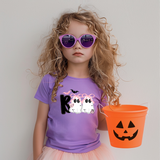 Purple Girly Ghost Boo Tee or Sweatshirt