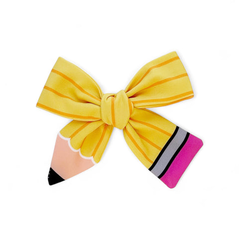 Yellow Pencil Bow