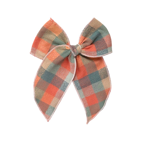 Plaid Flannel Fable Bow