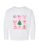 Christmas Coquette Tee or Sweatshirt- Adult or Child