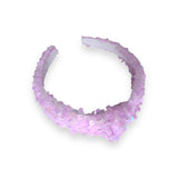 Lilac Sequin Knot Headband