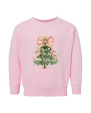 Christmas Tree Bow Tee or Sweatshirt- Adult or Child