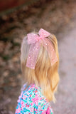 Glitter & Pearl Tulle Longtail Bow