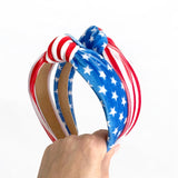 Stars & Stripes Velvet Knot Headband