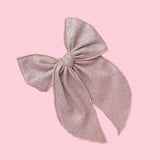 Pink Glitter Fable Bow