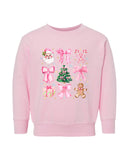 Christmas Coquette Tee or Sweatshirt- Adult or Child