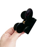 Black Mouse Ear Claw Clip