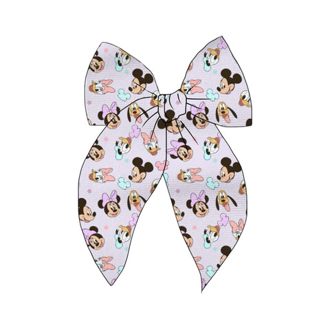 Purple Mouse Friends Fable Bow