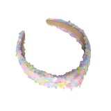 Pastel Sequin Knot Headband