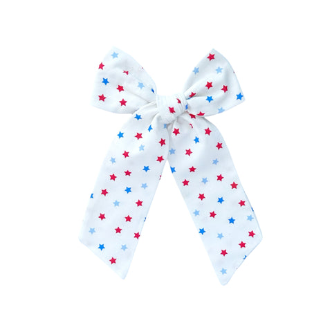 Patriotic Star Longtail Bow