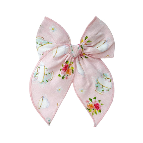Tea Party Print Fable Bow