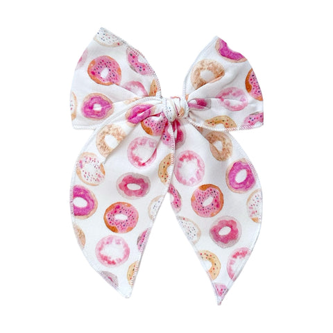 Pink Donut Fable Bow