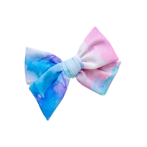 Pastel Watercolor SWIM Bow