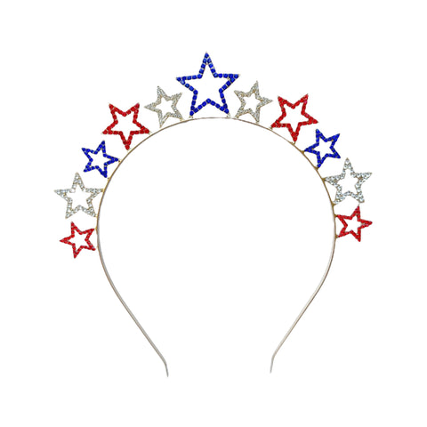 Rhinestone Patriotic Star Headband