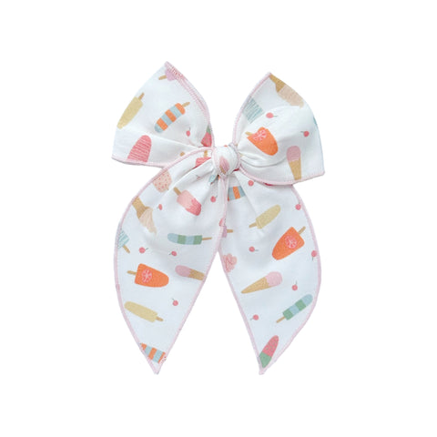 Ice Cream Print Fable Bow