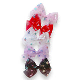 Red Mouse Tulle Bow