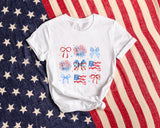 Fourth of July Coquette Tee- Adult/Child