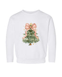 Christmas Tree Bow Tee or Sweatshirt- Adult or Child