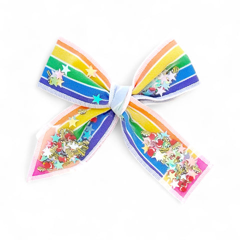 Rainbow Shaker Pencil Bow