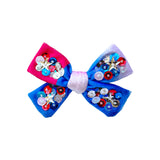 Patriotic Sequin Bow