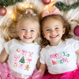 Christmas Coquette Tee or Sweatshirt- Adult or Child