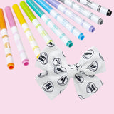 Color your own Valentine Bow