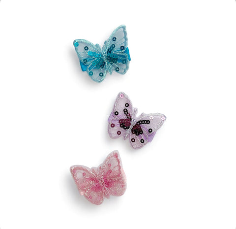Sequin Mesh Butterfly Clip