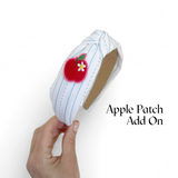 Personalized Embroidered Notebook Knot Headband