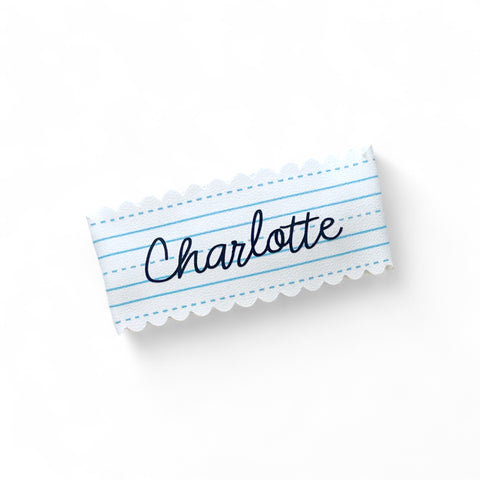 Personalized Notebook Name Clip