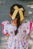 Hand Painted Longtail Pencil Bow