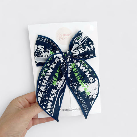 Large Seahawks Fable Bow