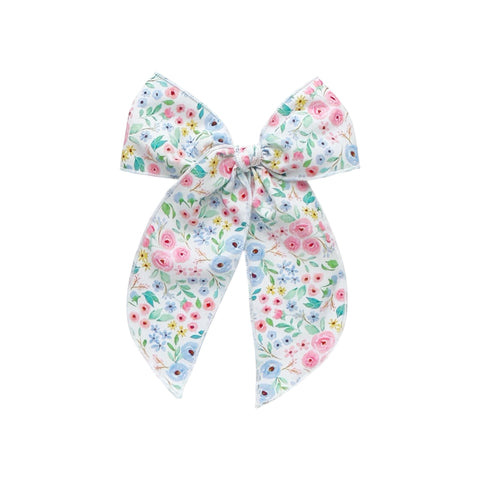 Spring Floral Fable Bow