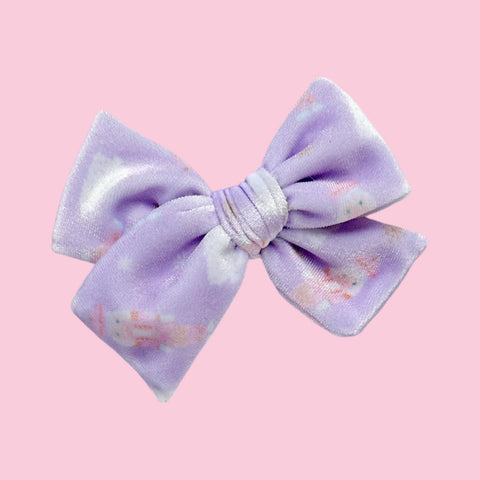 Pastel Nutcracker Velvet Bow