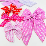 PREORDER Personalized Name Fabric Bow