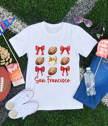 San Francisco Football Team Tee Size Small (6-8)