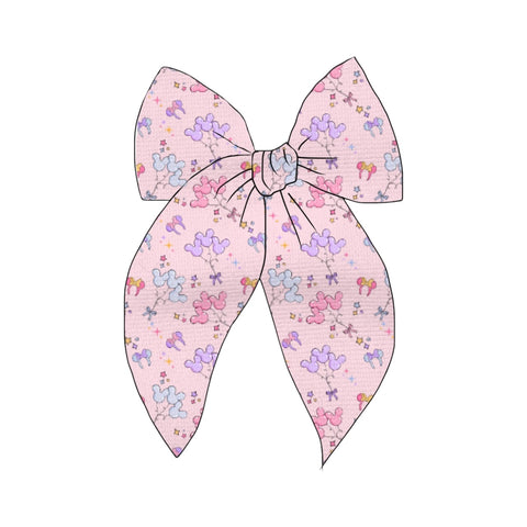 Pastel Mouse Balloon Fable Bow