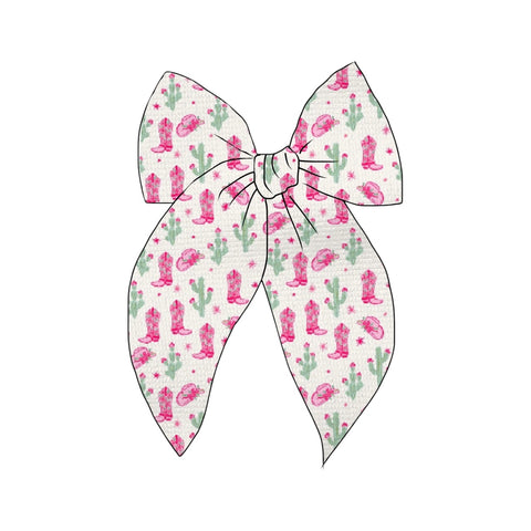 Pink Cowgirl Fable Bow