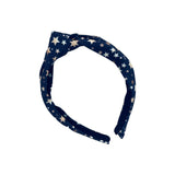 Black and Gold Star Knot Headband