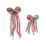Christmas Tinsel Messy Bow