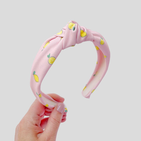 Pink Lemon SWIM Knot Headband