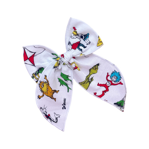 Dr. Suess Print Fable Bow
